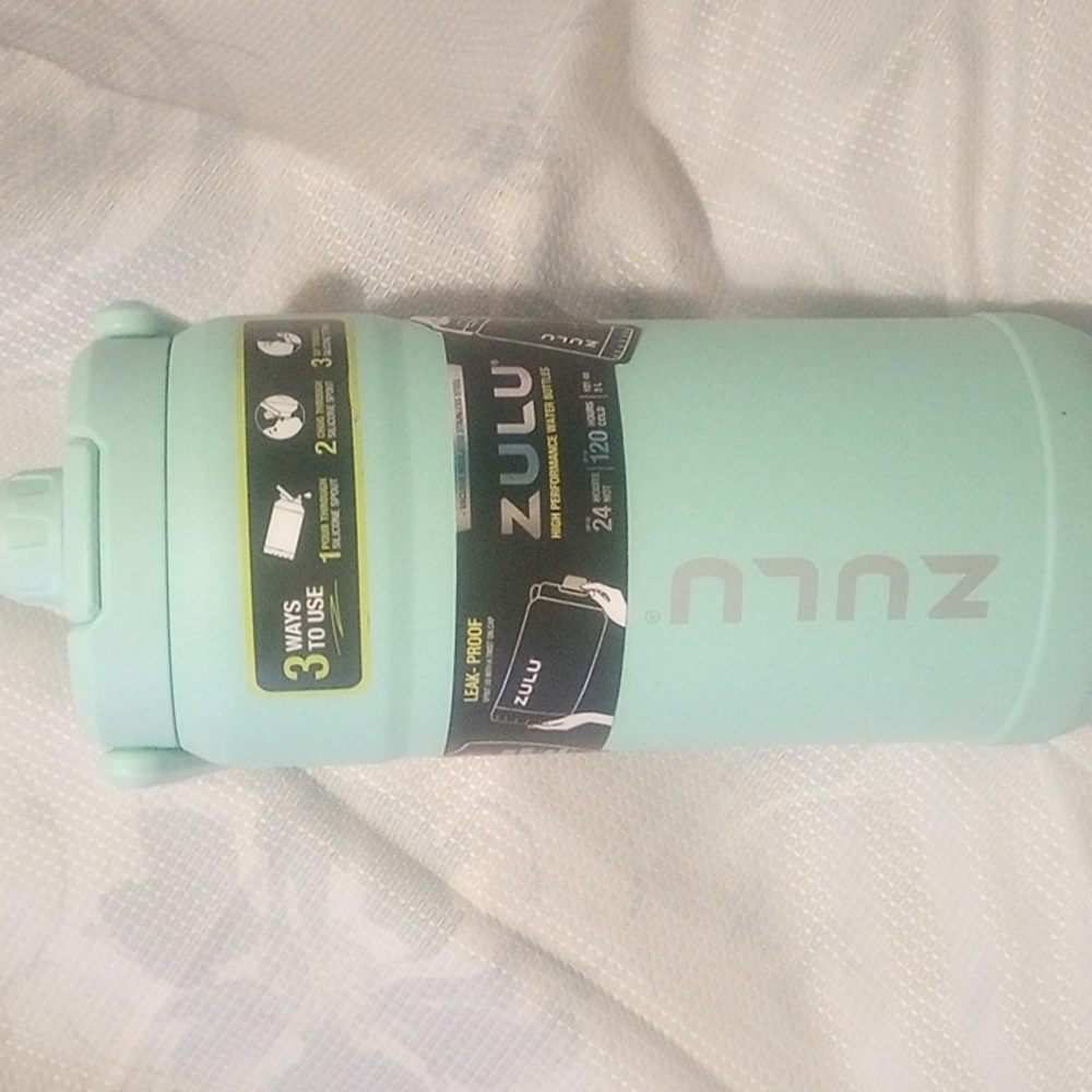 Zulu 3L vacuum insulated stainless steel water bottle up to 120 hours  cold